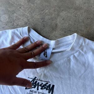 Nike x Stussy collab tee Mens size L y2k rare